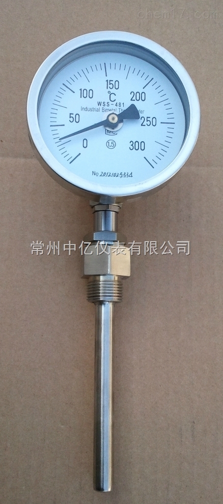 WSS徑向(xiang)型雙金屬溫度計(ji)廠家